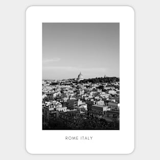 Rome Travel Poster Print City View Sticker